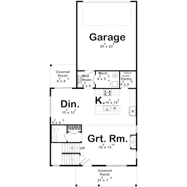 Floor Plan - 123D-0640