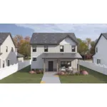 Modern Farmhouse Plan Front of House 123D-0640