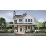 Farmhouse Plan Front of House 123D-0641