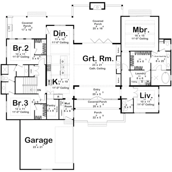 Floor Plan - 123D-0643