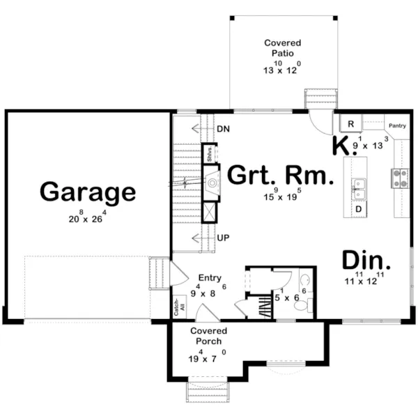 Floor Plan - 123D-0645