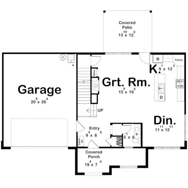 Floor Plan - 123D-0645