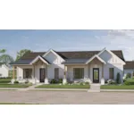 Multi-Family House Plan Front of House 123D-0646