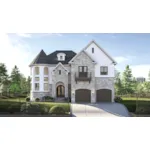 European House Plan Front of House 123D-0648