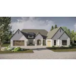 Contemporary House Plan Front of House 123D-0653