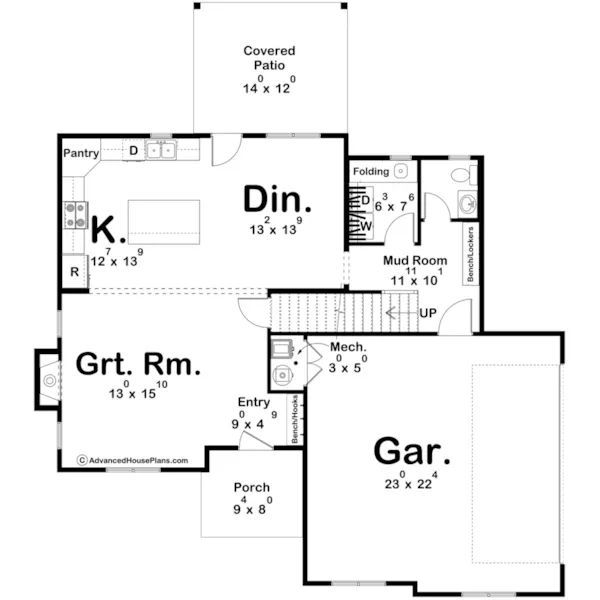 Floor Plan - 123D-0654