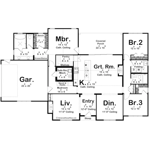 Floor Plan - 123D-0656
