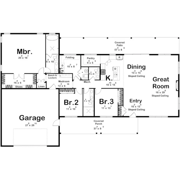 Floor Plan - 123D-0666