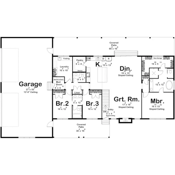 Floor Plan - 123D-0667