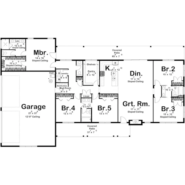 Floor Plan - 123D-0668