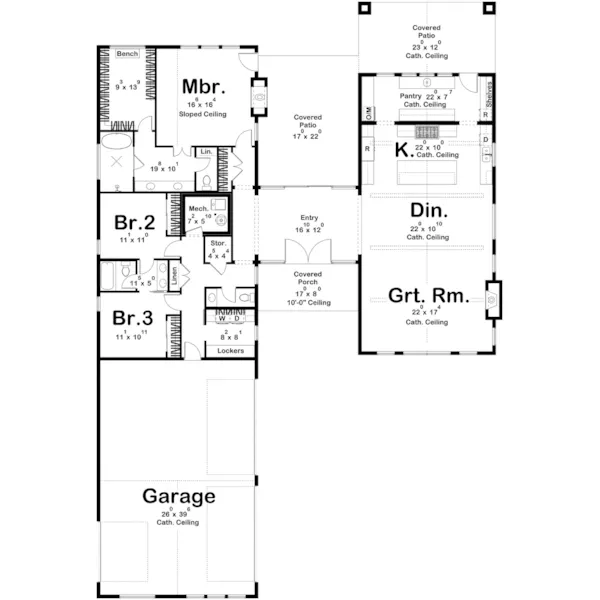 Floor Plan - 123D-0672