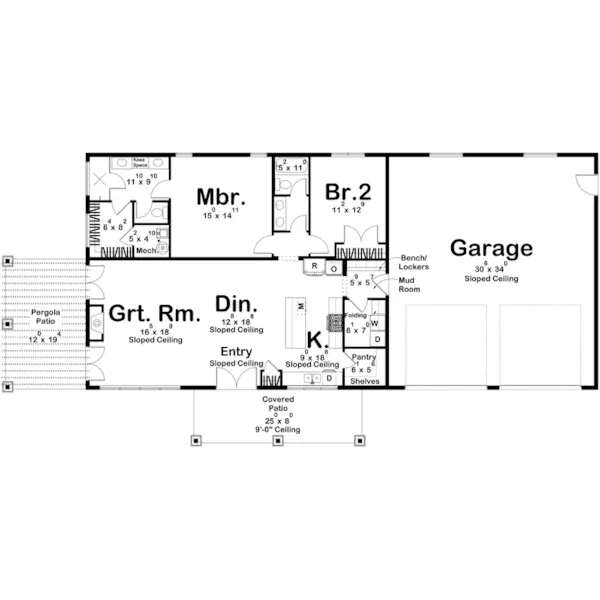 Floor Plan - 123D-0677