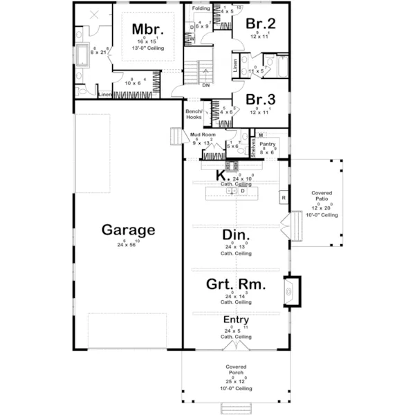Floor Plan - 123D-0679