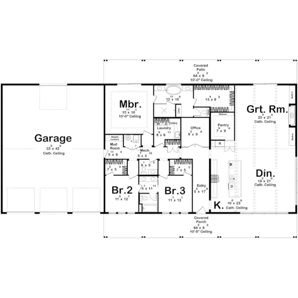 Floor Plan - 123D-0681