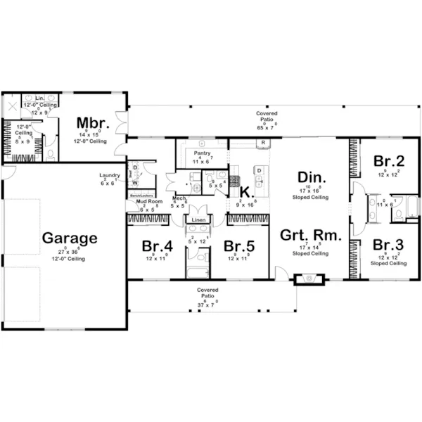 Floor Plan - 123D-0692