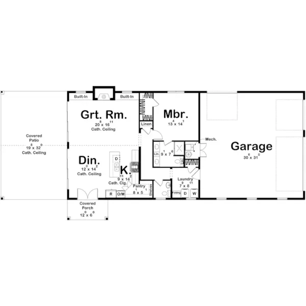 Floor Plan - 123D-0697