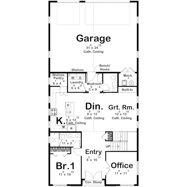 Floor Plan - 123D-0698