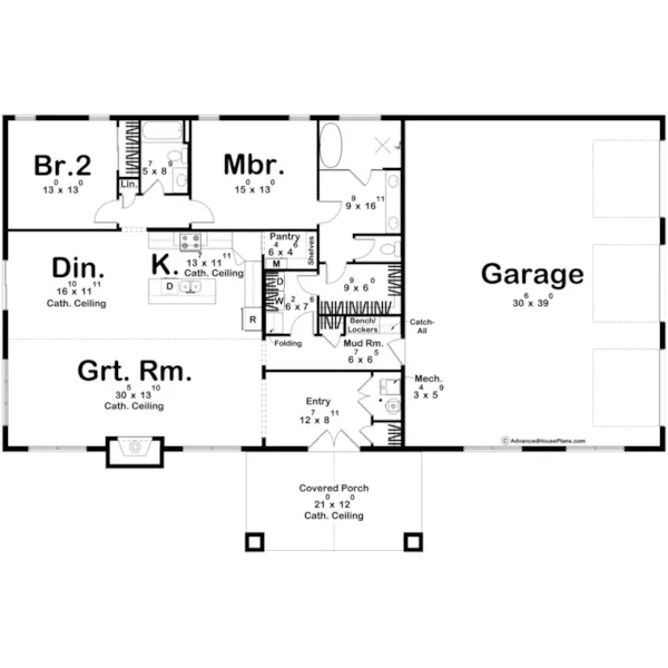 Floor Plan - 123D-0699