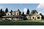 Country House Plan Front of Home - 123S-0007 - Shop House Plans and More