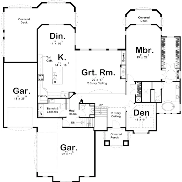 Luxury House Plan First Floor - Scottsdale Lane Luxury Home 123S-0009 - Shop House Plans and More