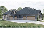 Italian House Plan Side View Photo - 123S-0015 | House Plans and More