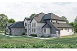 Italian House Plan Side View Photo 01 - 123S-0015 | House Plans and More