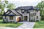 European House Plan Front of Home - 123S-0017 - Shop House Plans and More