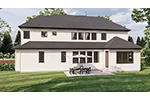 European House Plan Rear Photo 01 - 123S-0017 - Shop House Plans and More