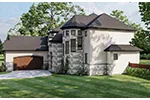 European House Plan Side View Photo 01 - 123S-0017 - Shop House Plans and More