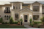 Mediterranean House Plan Front Photo 01 - 123S-0019 - Shop House Plans and More