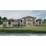 Modern House Plan Front of House 123S-0024