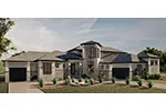 Contemporary House Plan Front of House 123S-0025