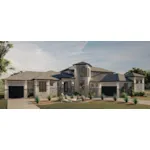 Florida House Plan Front of House 123S-0025