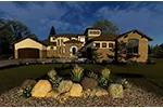 Contemporary House Plan Front of House 123S-0026