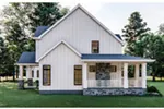 Modern House Plan Side View Photo - Melrose Avenue Modern Farmhouse 123S-0029 - Shop House Plans and More