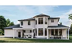 Southern Plantation House Plan Rear Photo 02 - 123S-0035 - Shop House Plans and More