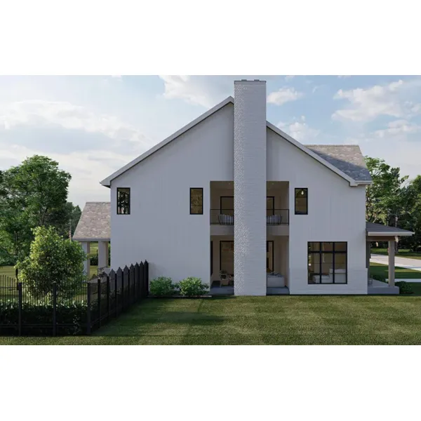 Modern Farmhouse Plan Side View Photo - Southbend Modern Farmhouse 123S-0063 | House Plans and More