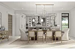 Saltbox House Plan Dining Room Photo 01 - Salthouse Luxury Home 123S-0067 | House Plans and More