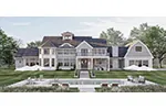 Saltbox House Plan Rear Photo 02 - Salthouse Luxury Home 123S-0067 | House Plans and More