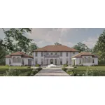 Mediterranean House Plan Front of House 123S-0078
