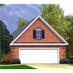 Building Plans Front of Home - Stephen 2-Car Garage 124D-6002 | House Plans and More