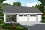 Building Plans Front of Home -  124D-6004 | House Plans and More
