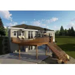 Building Plans Front of House 125D-3030