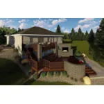 Building Plans Front of House 125D-3031