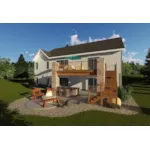 Building Plans Front of House 125D-3034