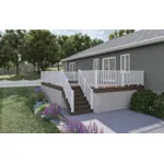 Building Plans Front of House 125D-3061