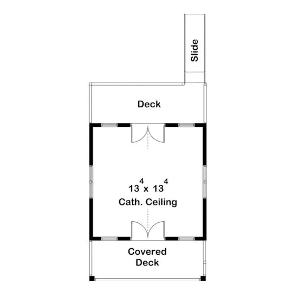 Cabin & Cottage Project Plan First Floor 125D-4514