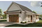 Building Plans Front of Home - Bree 2-Car Garage 125D-6011 | House Plans and More