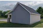 Craftsman House Plan Rear Photo 01 - Echoridge Bungalow 3-Car Garage 125D-6014 | House Plans and More