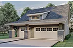 Bungalow House Plan Front of House 125D-6061